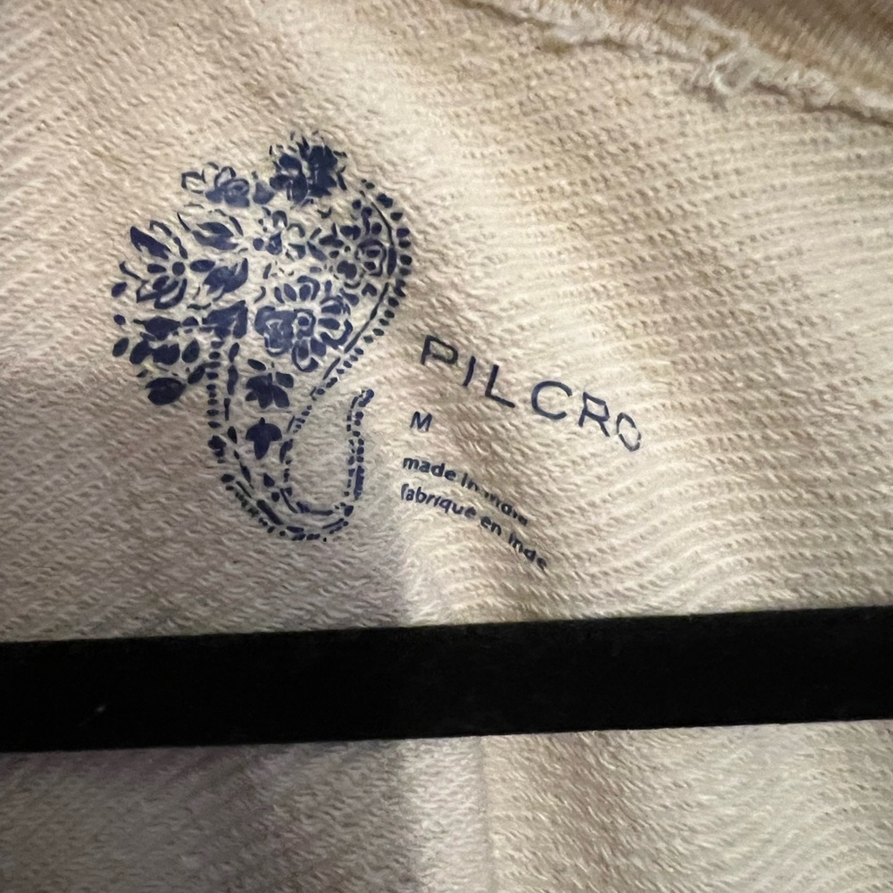 #953 Anthropologie Pilcro Mixed-Media Pullover size Medium - Picture 6 of 6